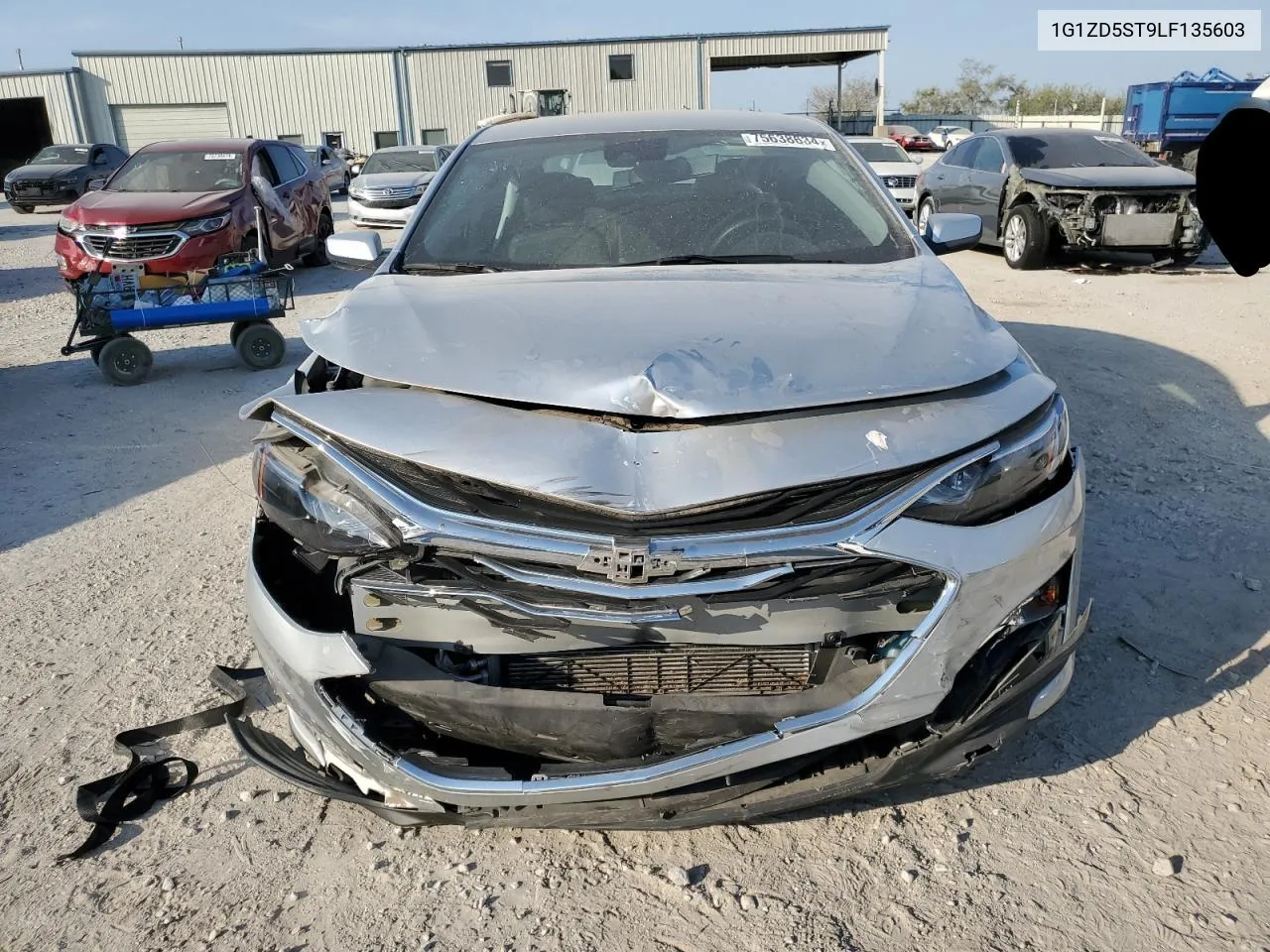 2020 Chevrolet Malibu Lt VIN: 1G1ZD5ST9LF135603 Lot: 75638634