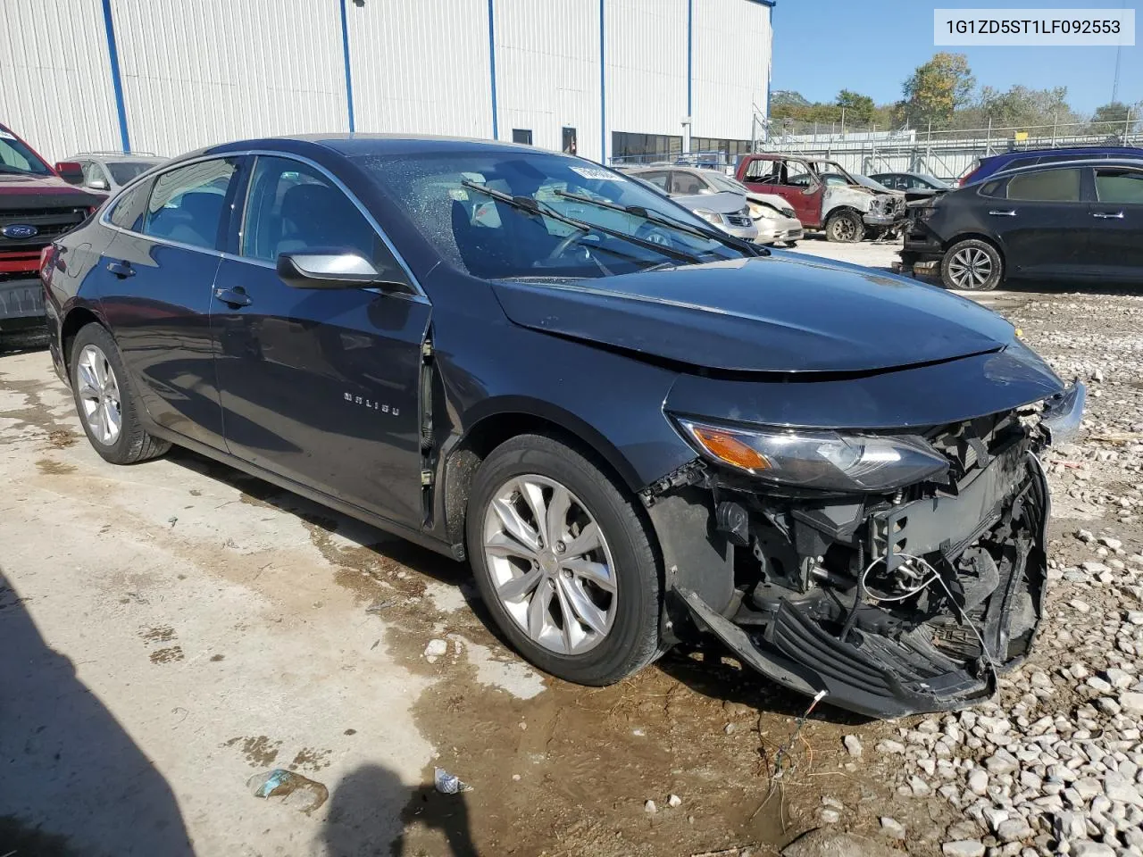 2020 Chevrolet Malibu Lt VIN: 1G1ZD5ST1LF092553 Lot: 75645024