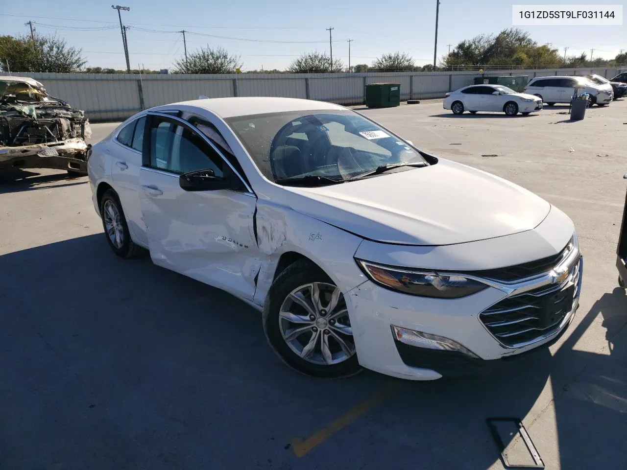 2020 Chevrolet Malibu Lt VIN: 1G1ZD5ST9LF031144 Lot: 75658794