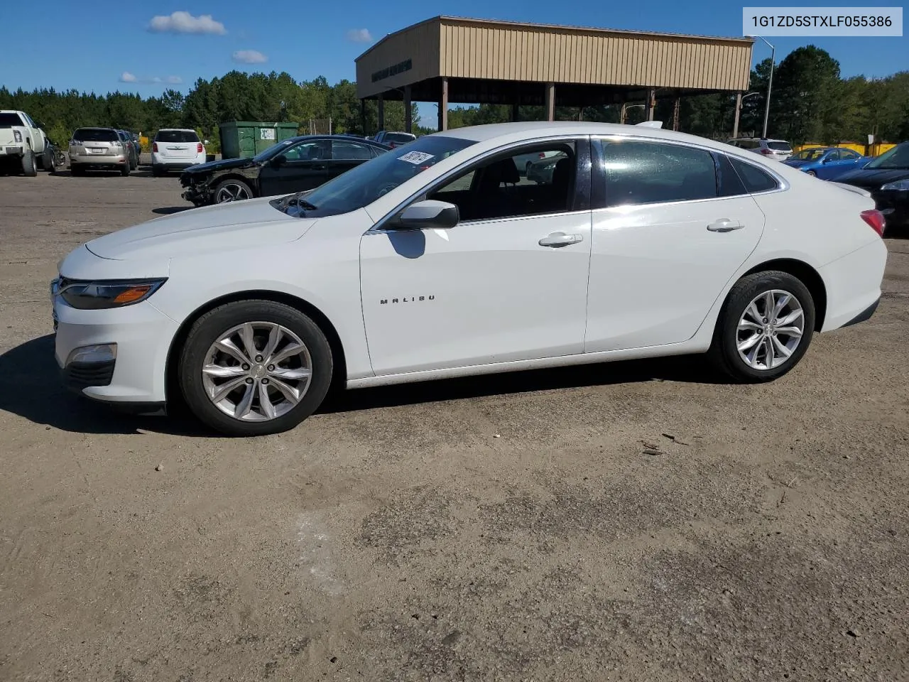 2020 Chevrolet Malibu Lt VIN: 1G1ZD5STXLF055386 Lot: 75821674