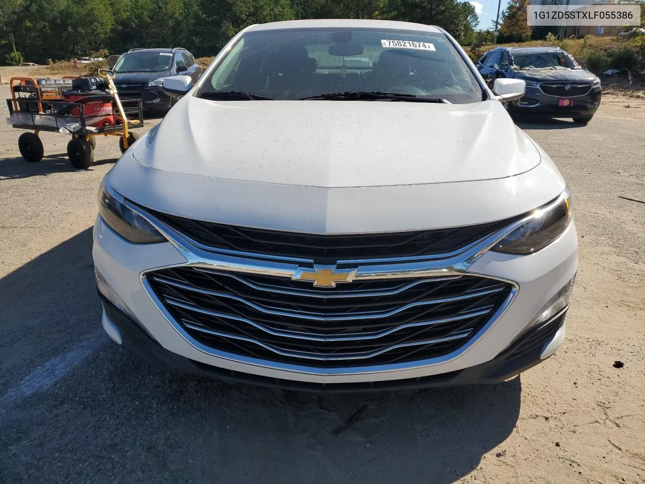 2020 Chevrolet Malibu Lt VIN: 1G1ZD5STXLF055386 Lot: 75821674