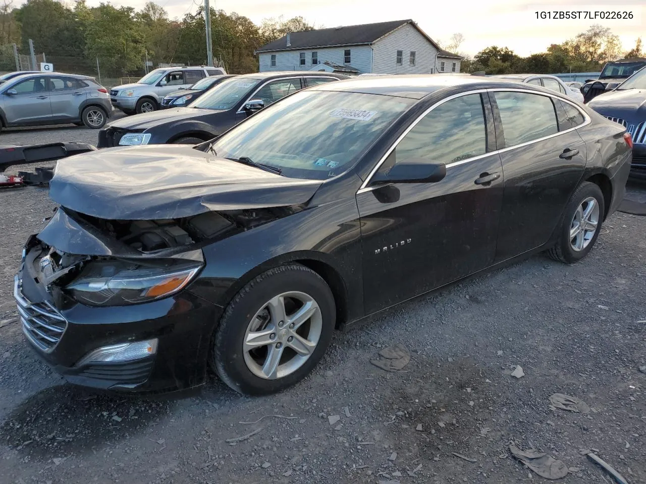 2020 Chevrolet Malibu Ls VIN: 1G1ZB5ST7LF022626 Lot: 75985034