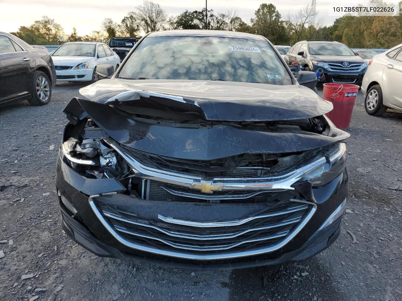 2020 Chevrolet Malibu Ls VIN: 1G1ZB5ST7LF022626 Lot: 75985034