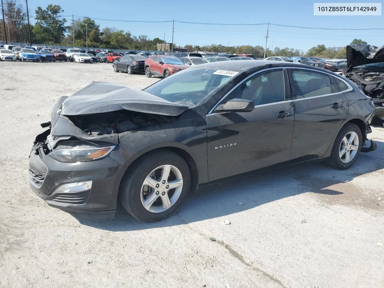 2020 Chevrolet Malibu Ls VIN: 1G1ZB5ST6LF142949 Lot: 76073044