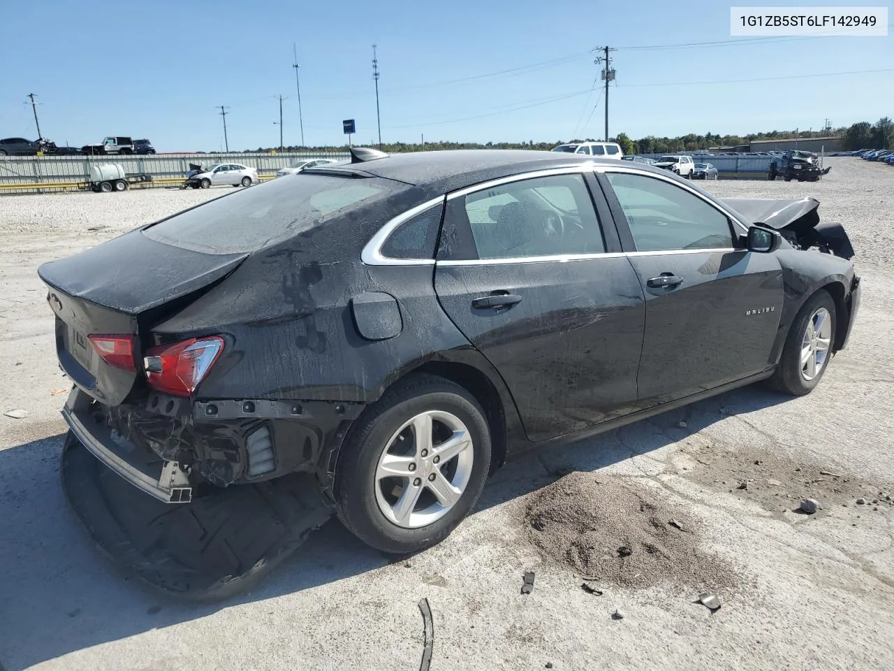 2020 Chevrolet Malibu Ls VIN: 1G1ZB5ST6LF142949 Lot: 76073044