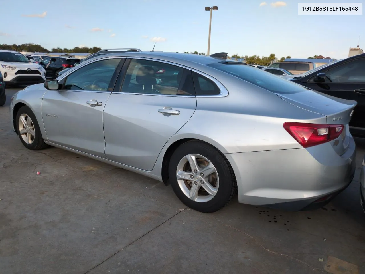 2020 Chevrolet Malibu Ls VIN: 1G1ZB5ST5LF155448 Lot: 76091684