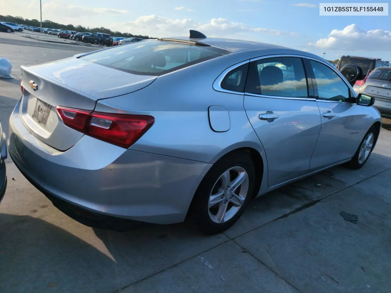 2020 Chevrolet Malibu Ls VIN: 1G1ZB5ST5LF155448 Lot: 76091684