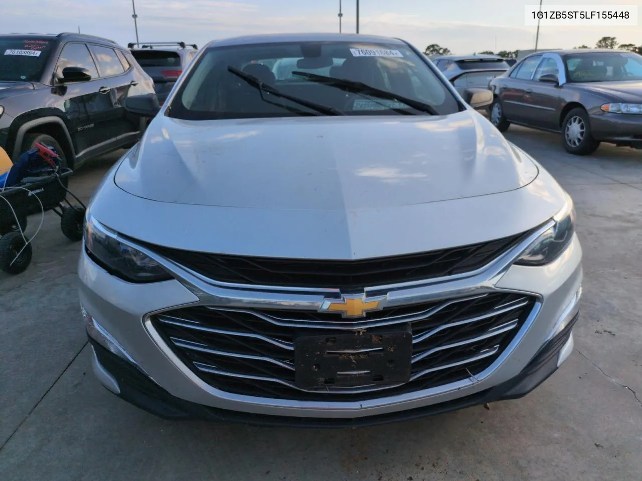 2020 Chevrolet Malibu Ls VIN: 1G1ZB5ST5LF155448 Lot: 76091684