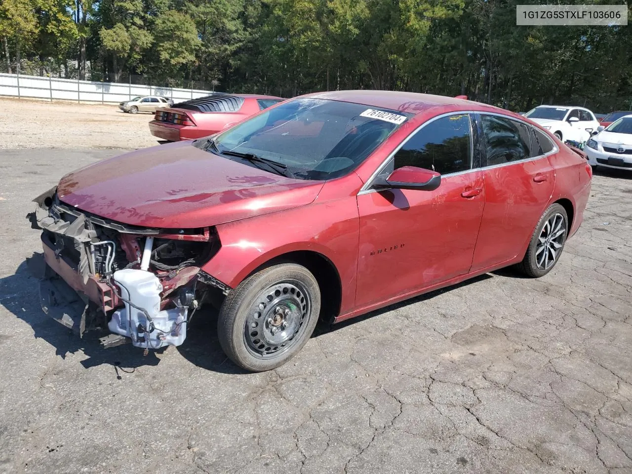 2020 Chevrolet Malibu Rs VIN: 1G1ZG5STXLF103606 Lot: 76102704