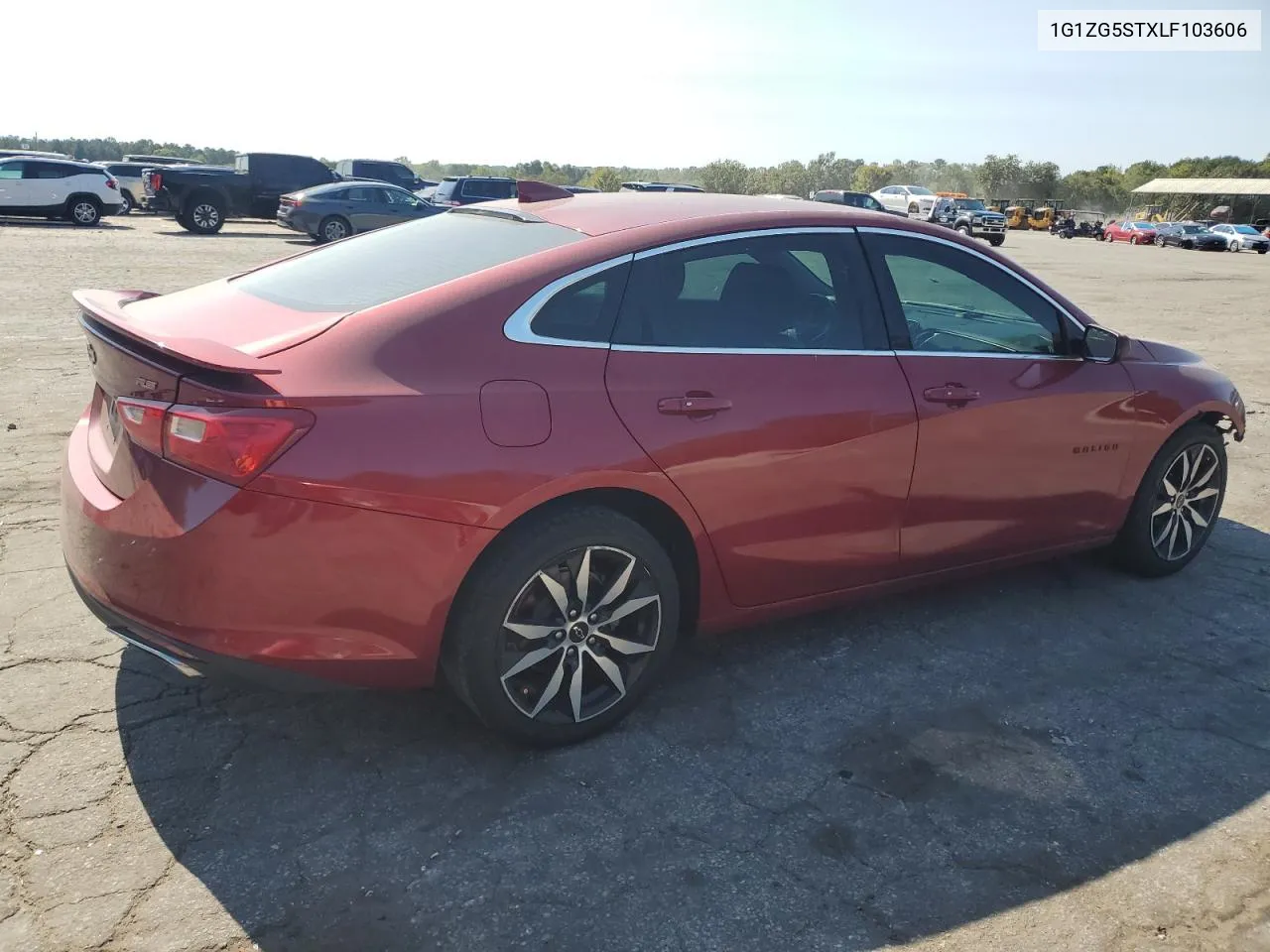 2020 Chevrolet Malibu Rs VIN: 1G1ZG5STXLF103606 Lot: 76102704