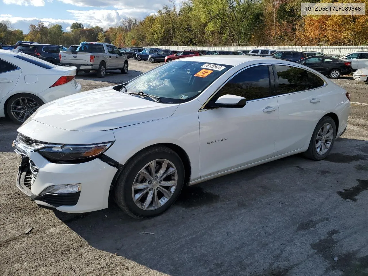 2020 Chevrolet Malibu Lt VIN: 1G1ZD5ST7LF089348 Lot: 76182664