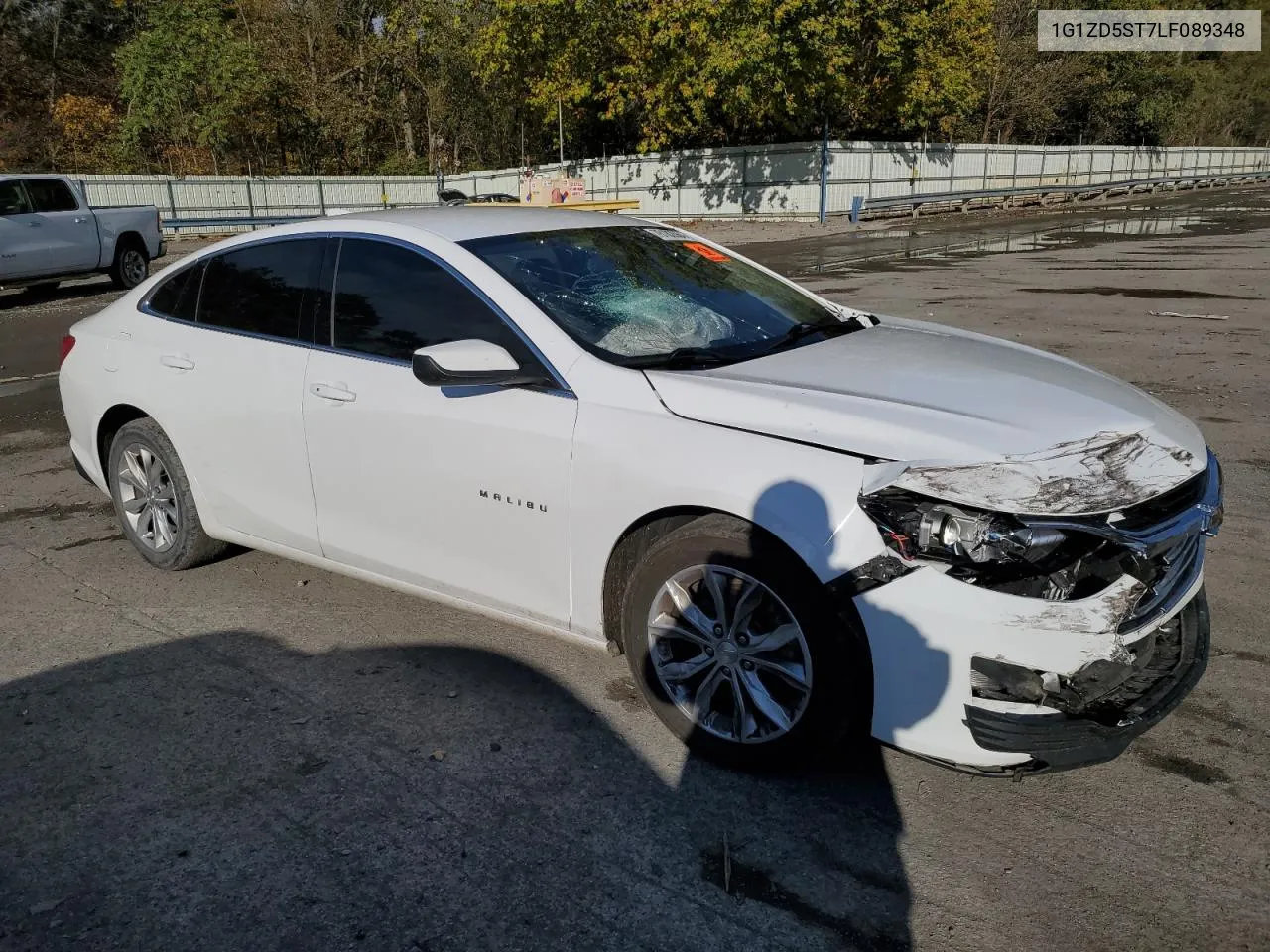 2020 Chevrolet Malibu Lt VIN: 1G1ZD5ST7LF089348 Lot: 76182664