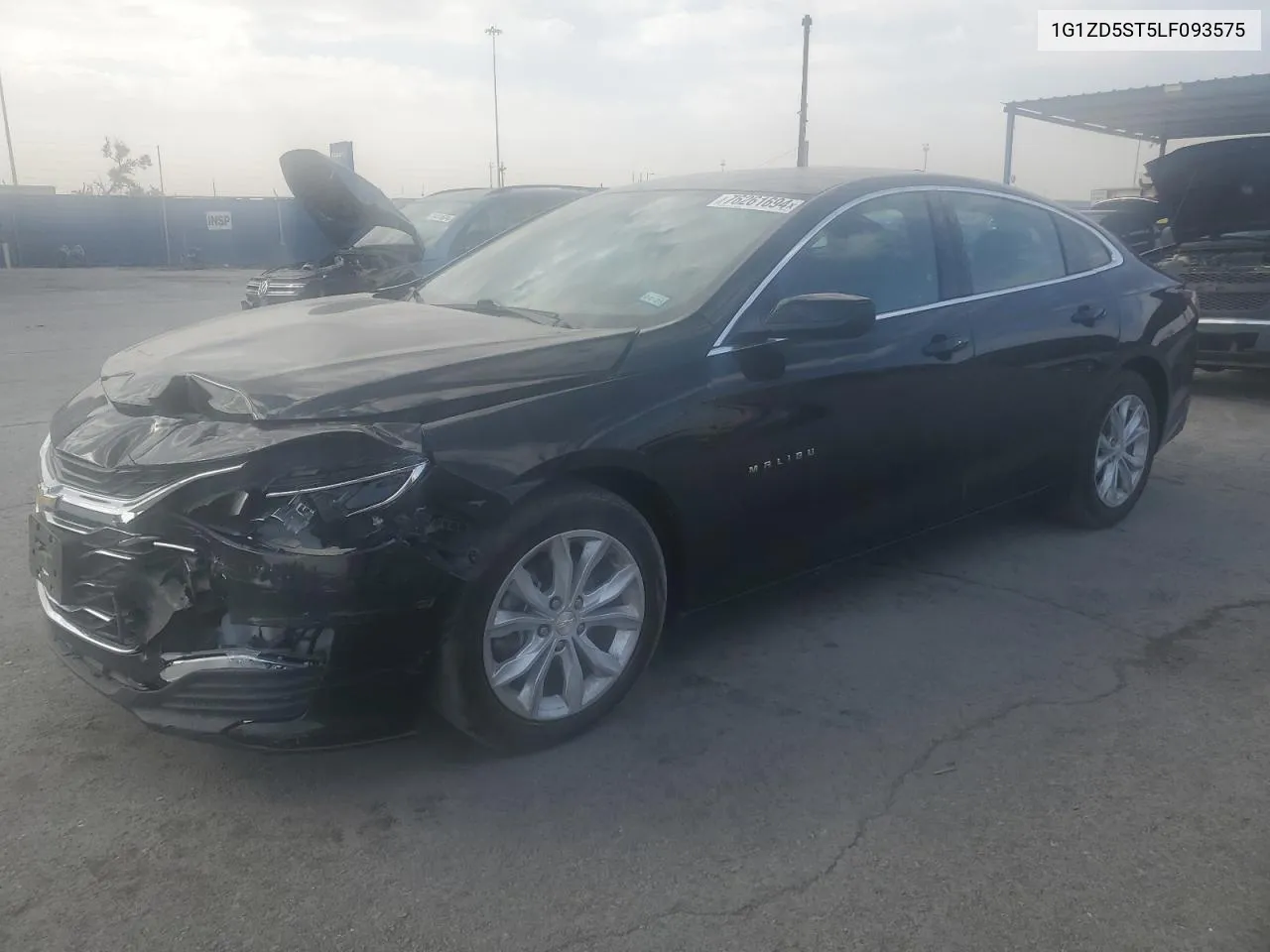 2020 Chevrolet Malibu Lt VIN: 1G1ZD5ST5LF093575 Lot: 76261694