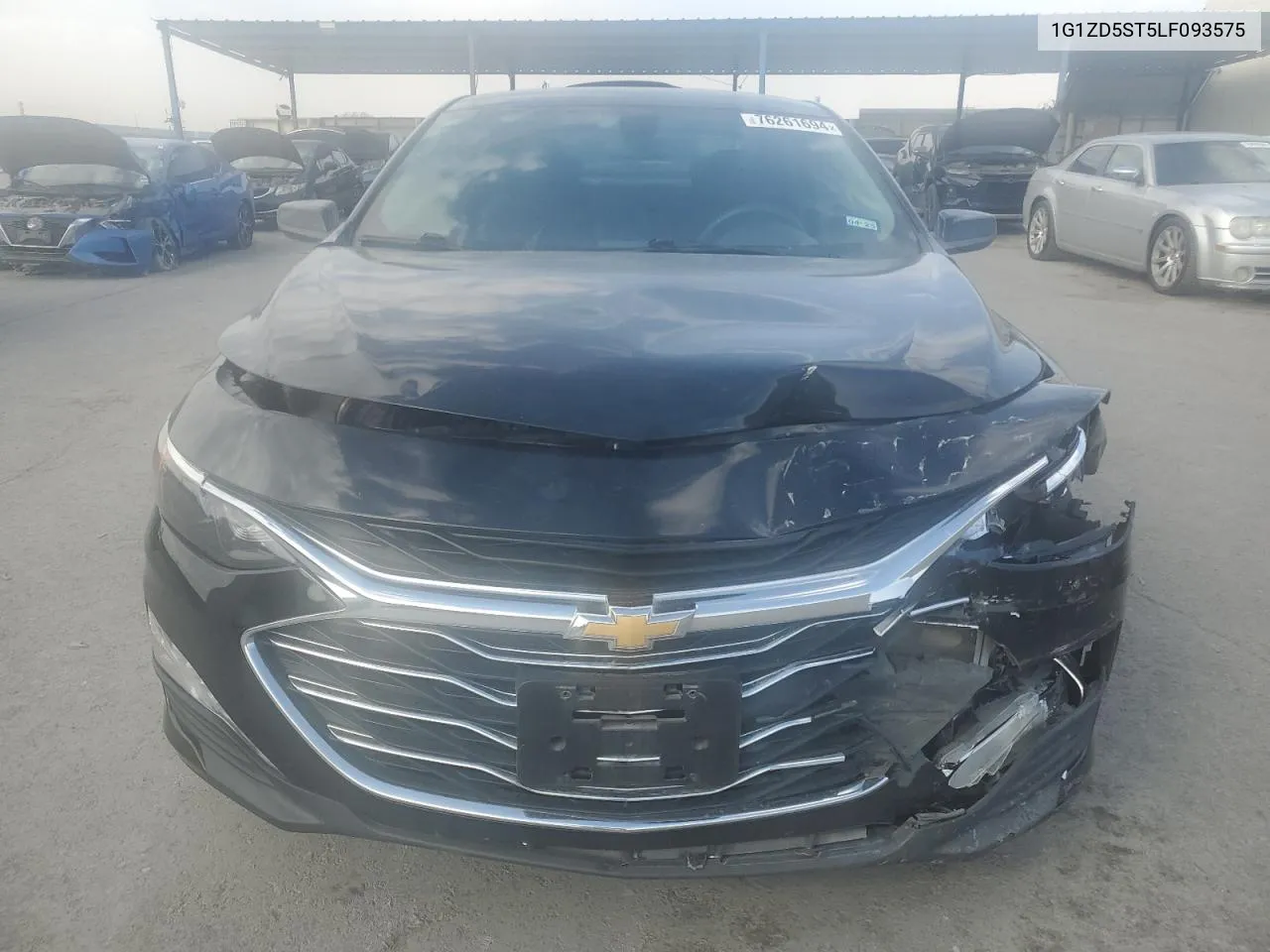 2020 Chevrolet Malibu Lt VIN: 1G1ZD5ST5LF093575 Lot: 76261694