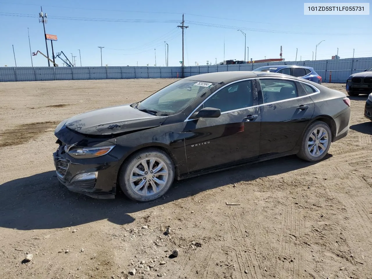 2020 Chevrolet Malibu Lt VIN: 1G1ZD5ST1LF055731 Lot: 76292994