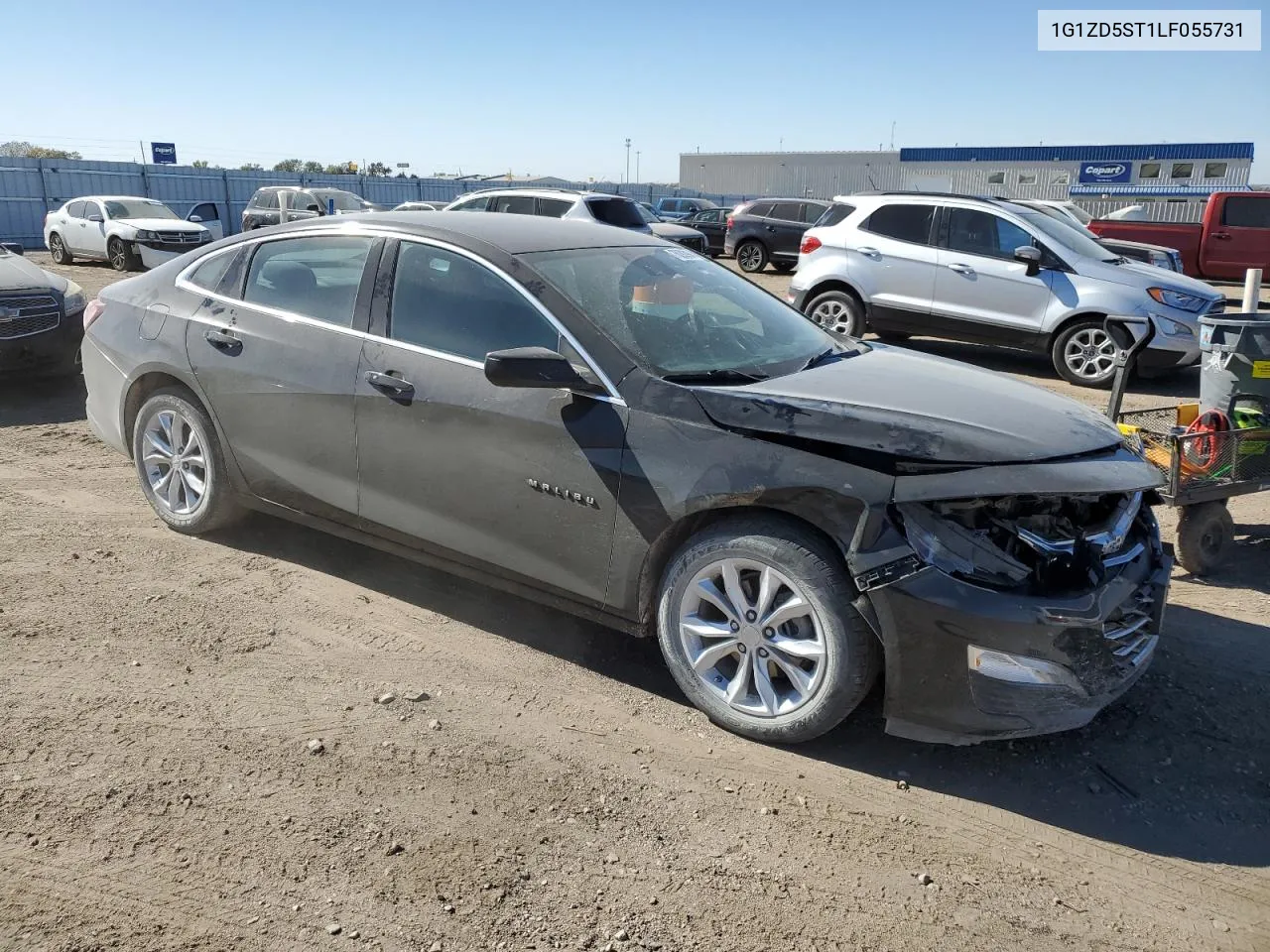 2020 Chevrolet Malibu Lt VIN: 1G1ZD5ST1LF055731 Lot: 76292994