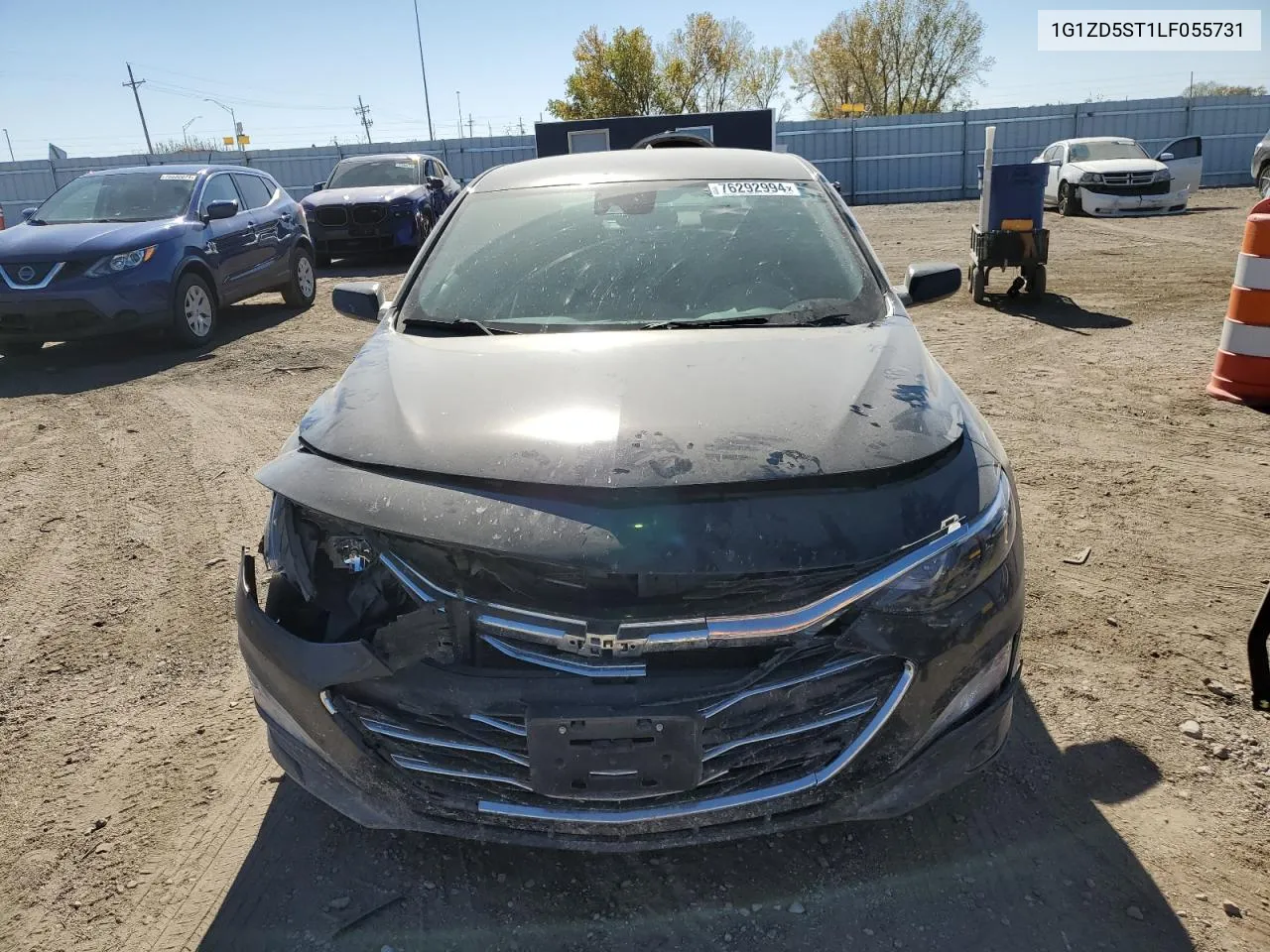 2020 Chevrolet Malibu Lt VIN: 1G1ZD5ST1LF055731 Lot: 76292994