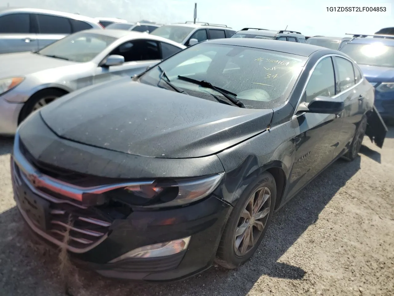 2020 Chevrolet Malibu Lt VIN: 1G1ZD5ST2LF004853 Lot: 76334164