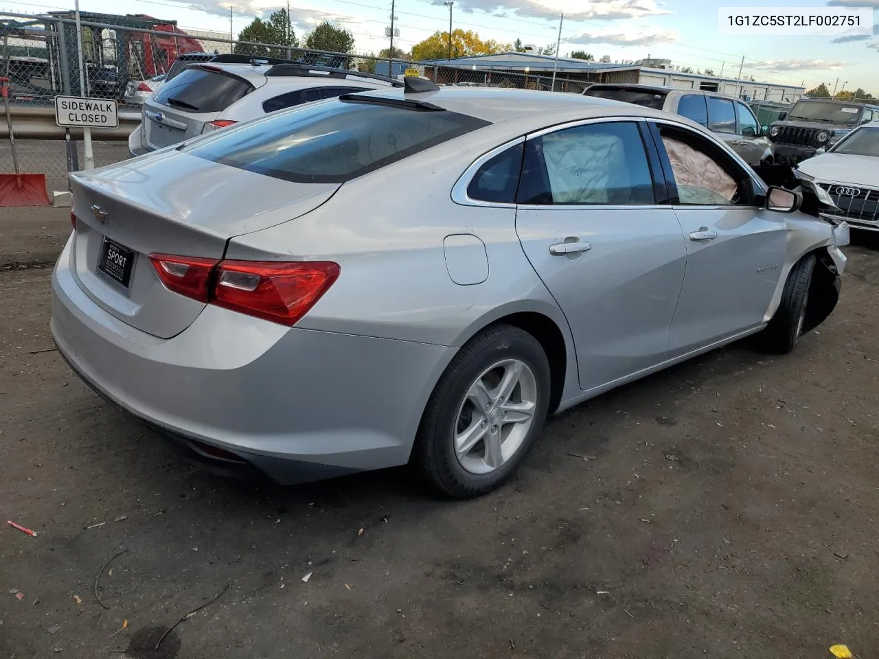 2020 Chevrolet Malibu Ls VIN: 1G1ZC5ST2LF002751 Lot: 76407564