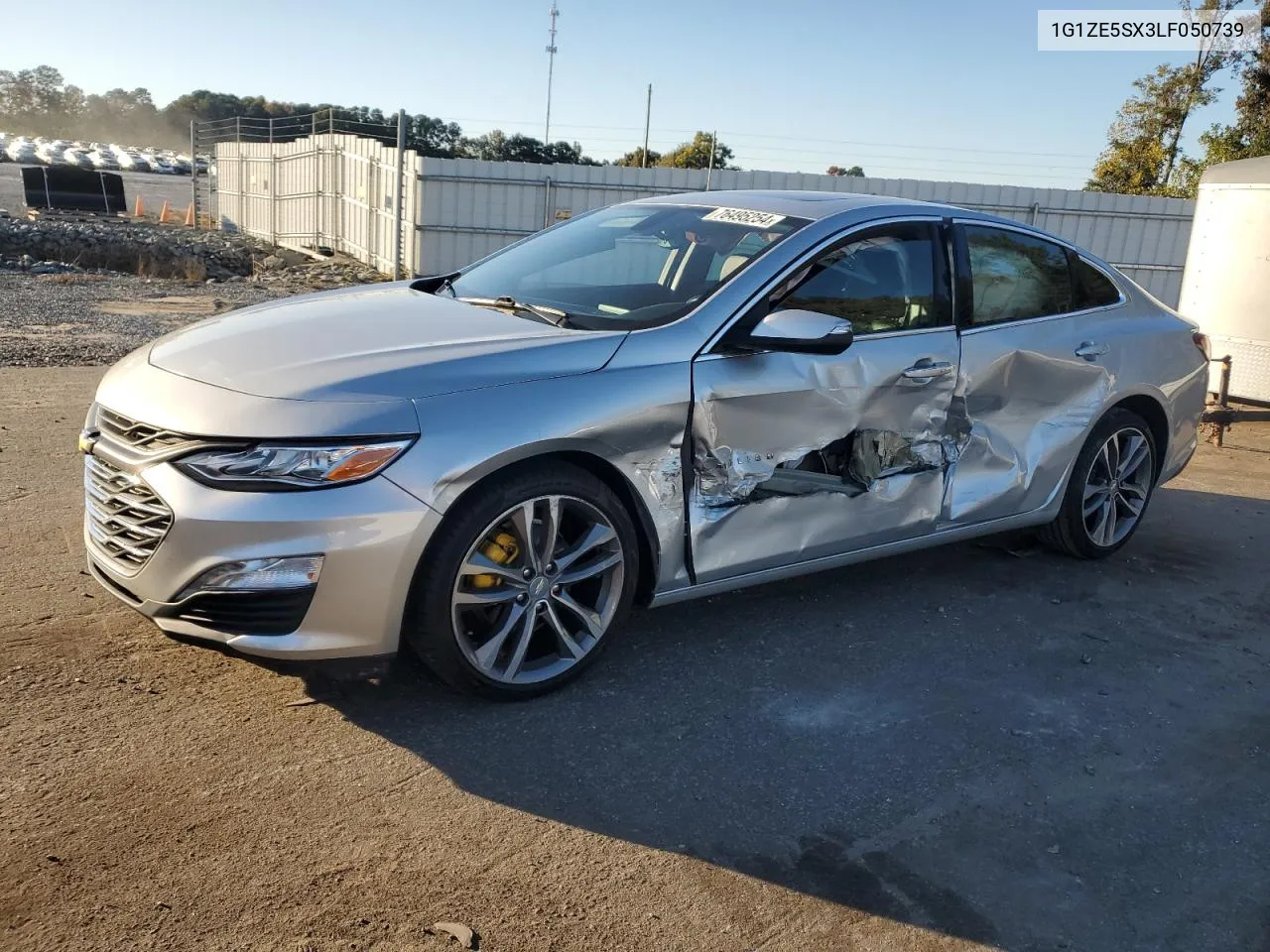 2020 Chevrolet Malibu Premier VIN: 1G1ZE5SX3LF050739 Lot: 76495254