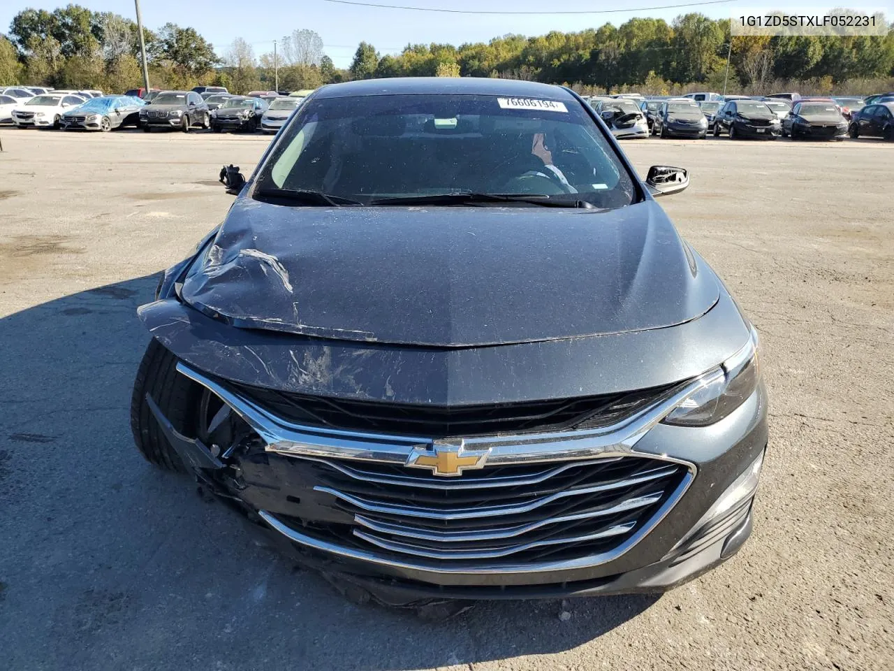 2020 Chevrolet Malibu Lt VIN: 1G1ZD5STXLF052231 Lot: 76606194