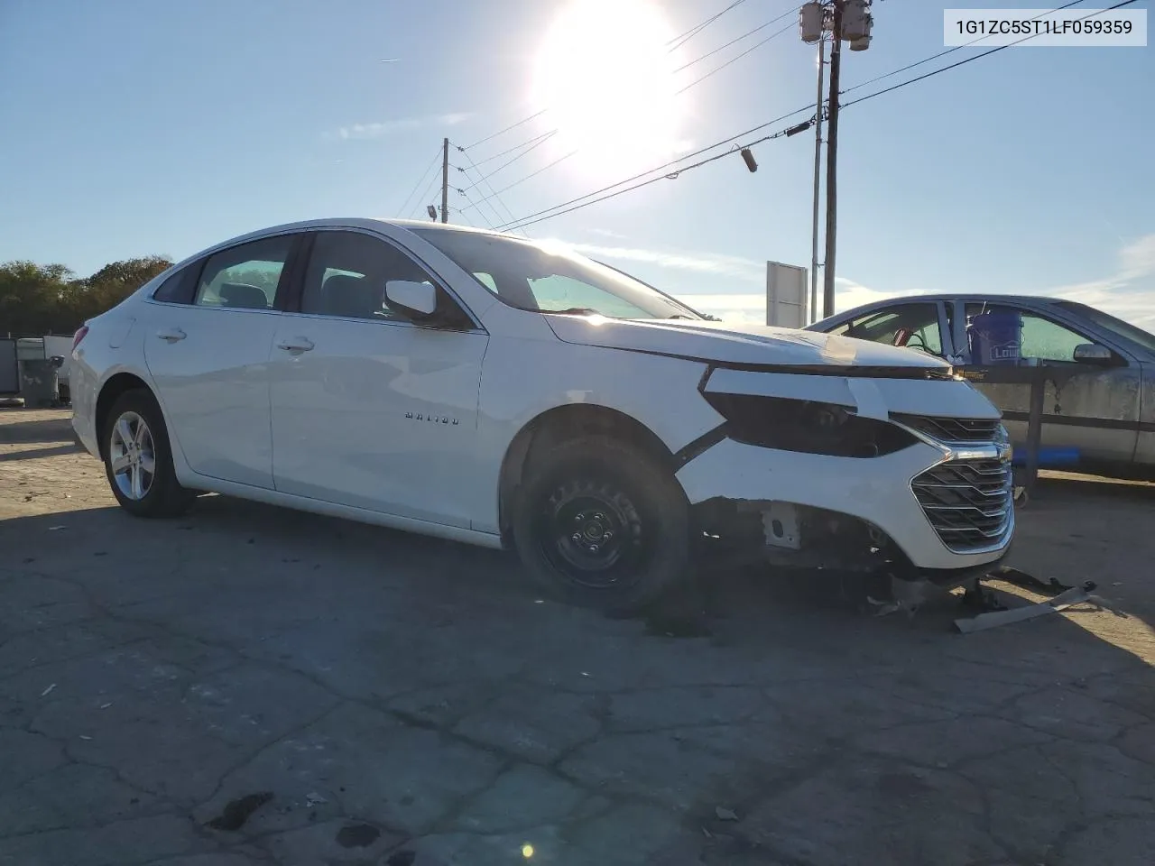 2020 Chevrolet Malibu Ls VIN: 1G1ZC5ST1LF059359 Lot: 76713874