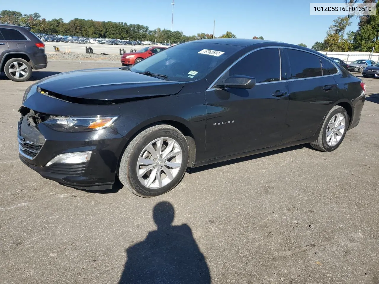 2020 Chevrolet Malibu Lt VIN: 1G1ZD5ST6LF013510 Lot: 76760534