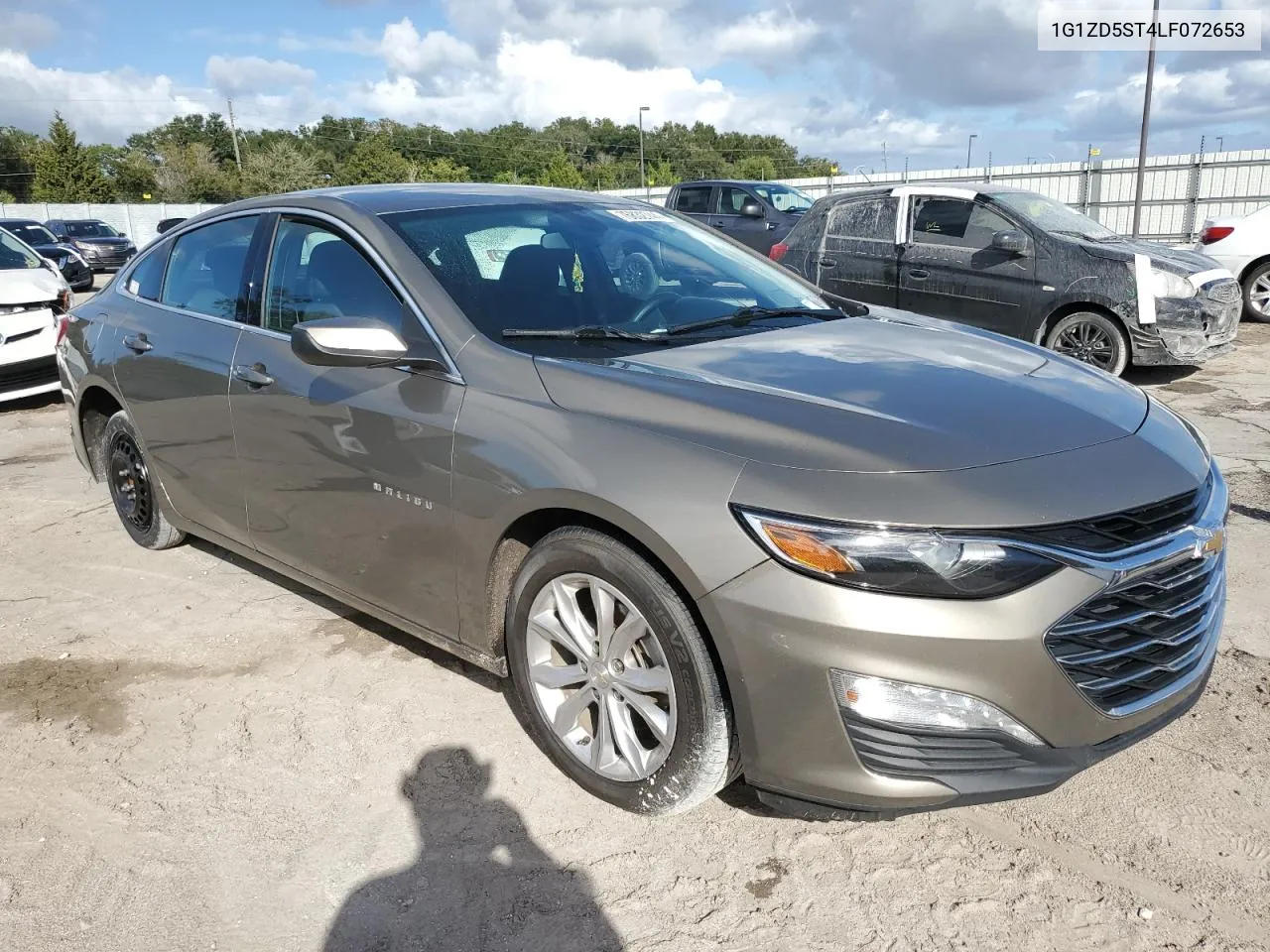 2020 Chevrolet Malibu Lt VIN: 1G1ZD5ST4LF072653 Lot: 76832744