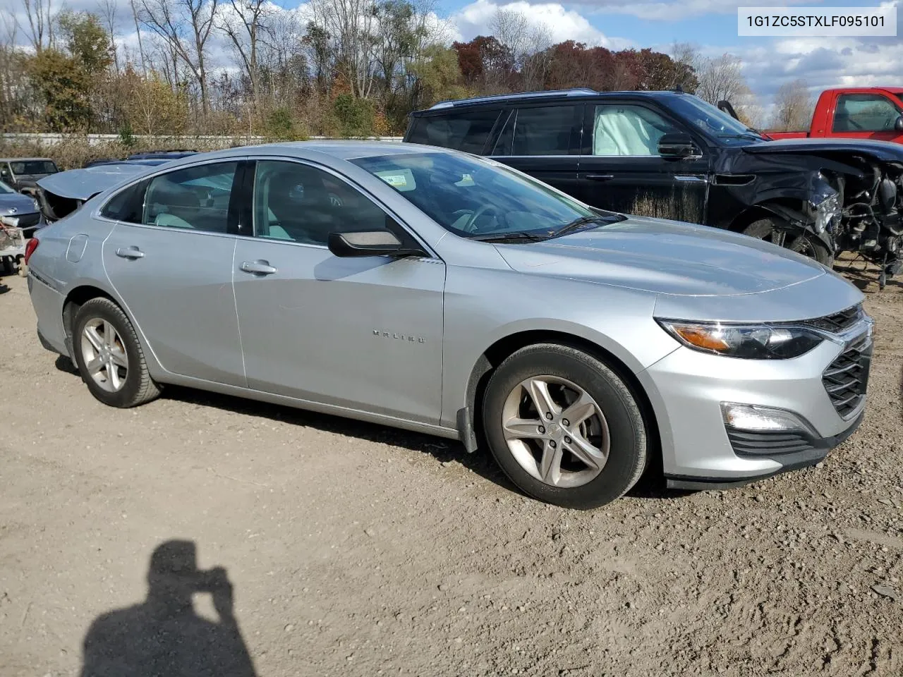 2020 Chevrolet Malibu Ls VIN: 1G1ZC5STXLF095101 Lot: 76879524