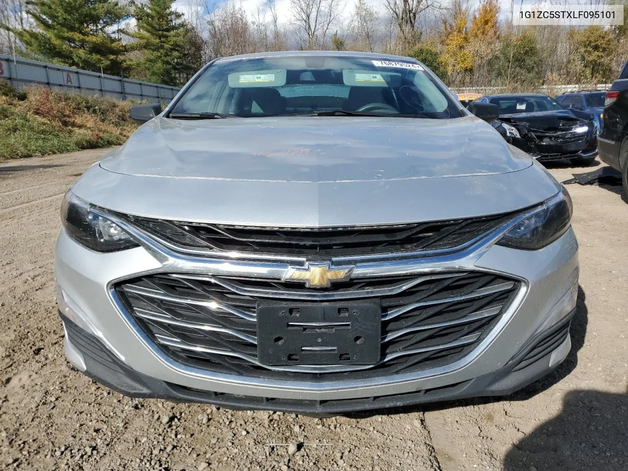 2020 Chevrolet Malibu Ls VIN: 1G1ZC5STXLF095101 Lot: 76879524