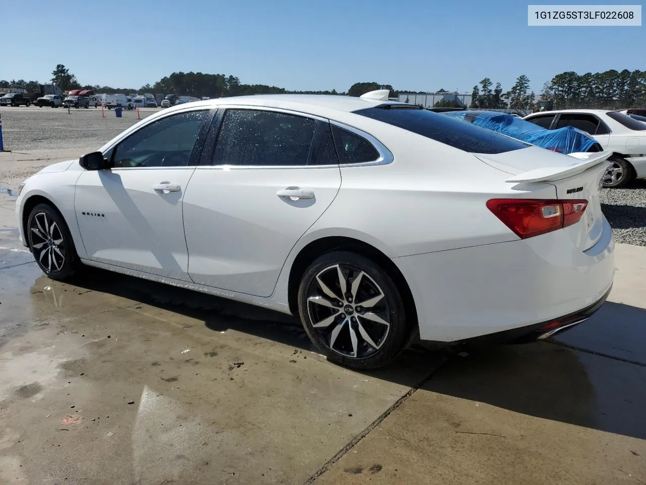 2020 Chevrolet Malibu Rs VIN: 1G1ZG5ST3LF022608 Lot: 76885794