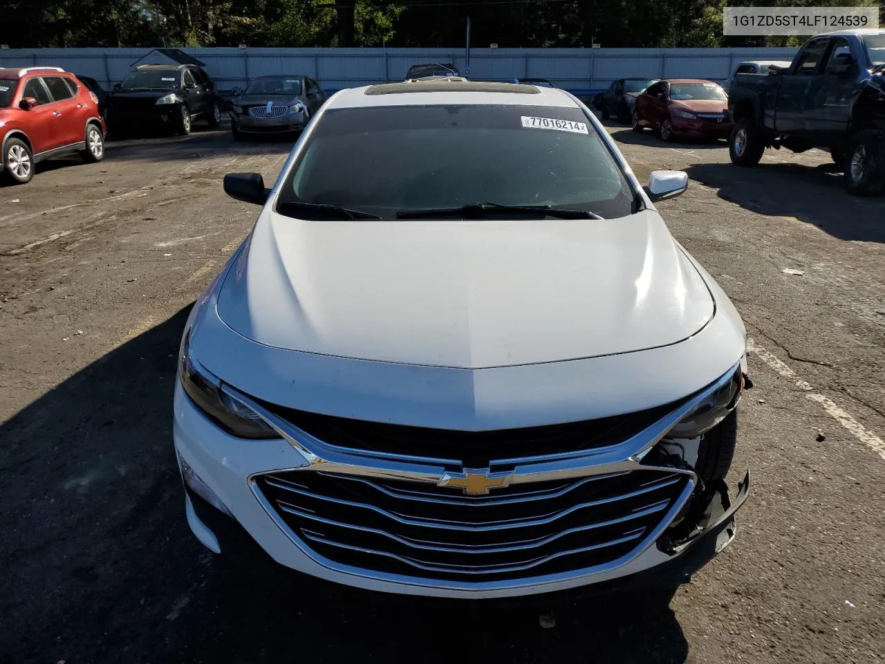 2020 Chevrolet Malibu Lt VIN: 1G1ZD5ST4LF124539 Lot: 77016214