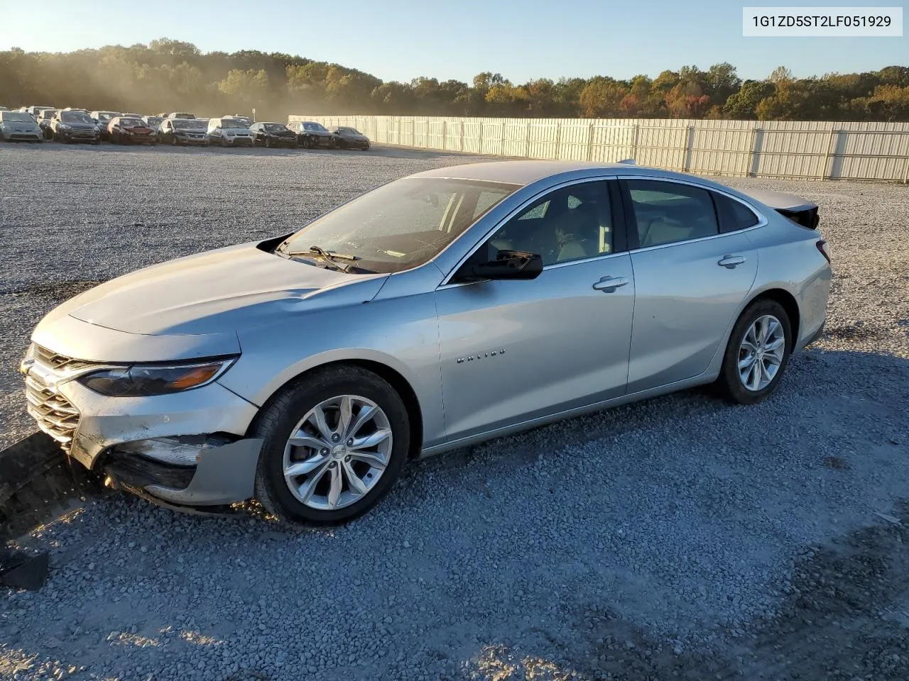 2020 Chevrolet Malibu Lt VIN: 1G1ZD5ST2LF051929 Lot: 77040394