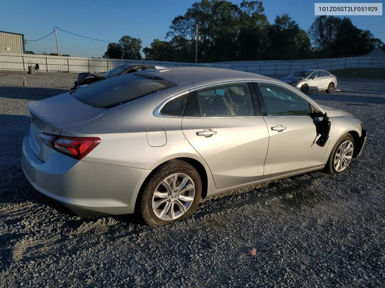 2020 Chevrolet Malibu Lt VIN: 1G1ZD5ST2LF051929 Lot: 77040394