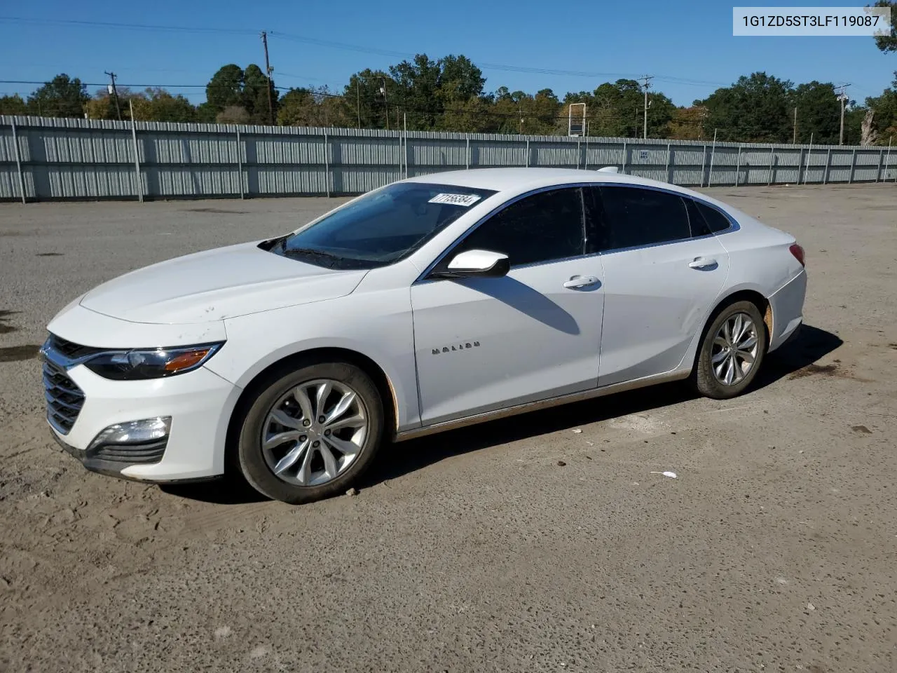 2020 Chevrolet Malibu Lt VIN: 1G1ZD5ST3LF119087 Lot: 77156384