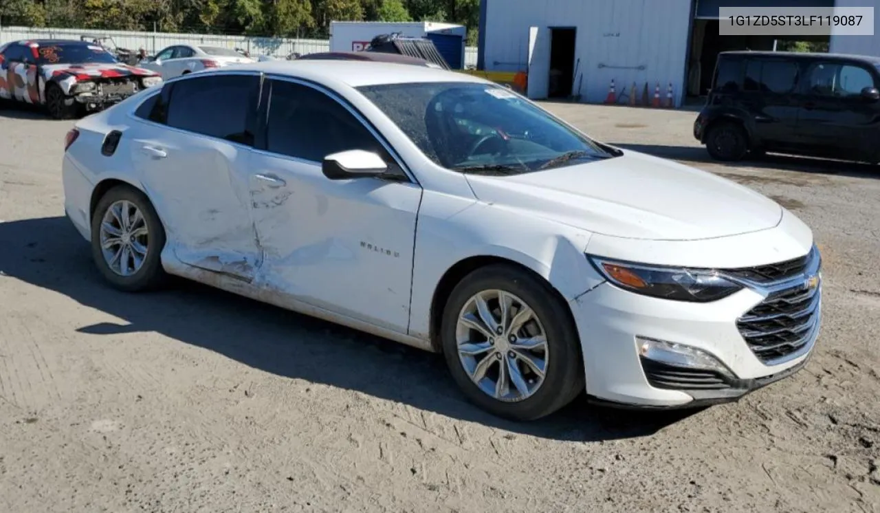 2020 Chevrolet Malibu Lt VIN: 1G1ZD5ST3LF119087 Lot: 77156384