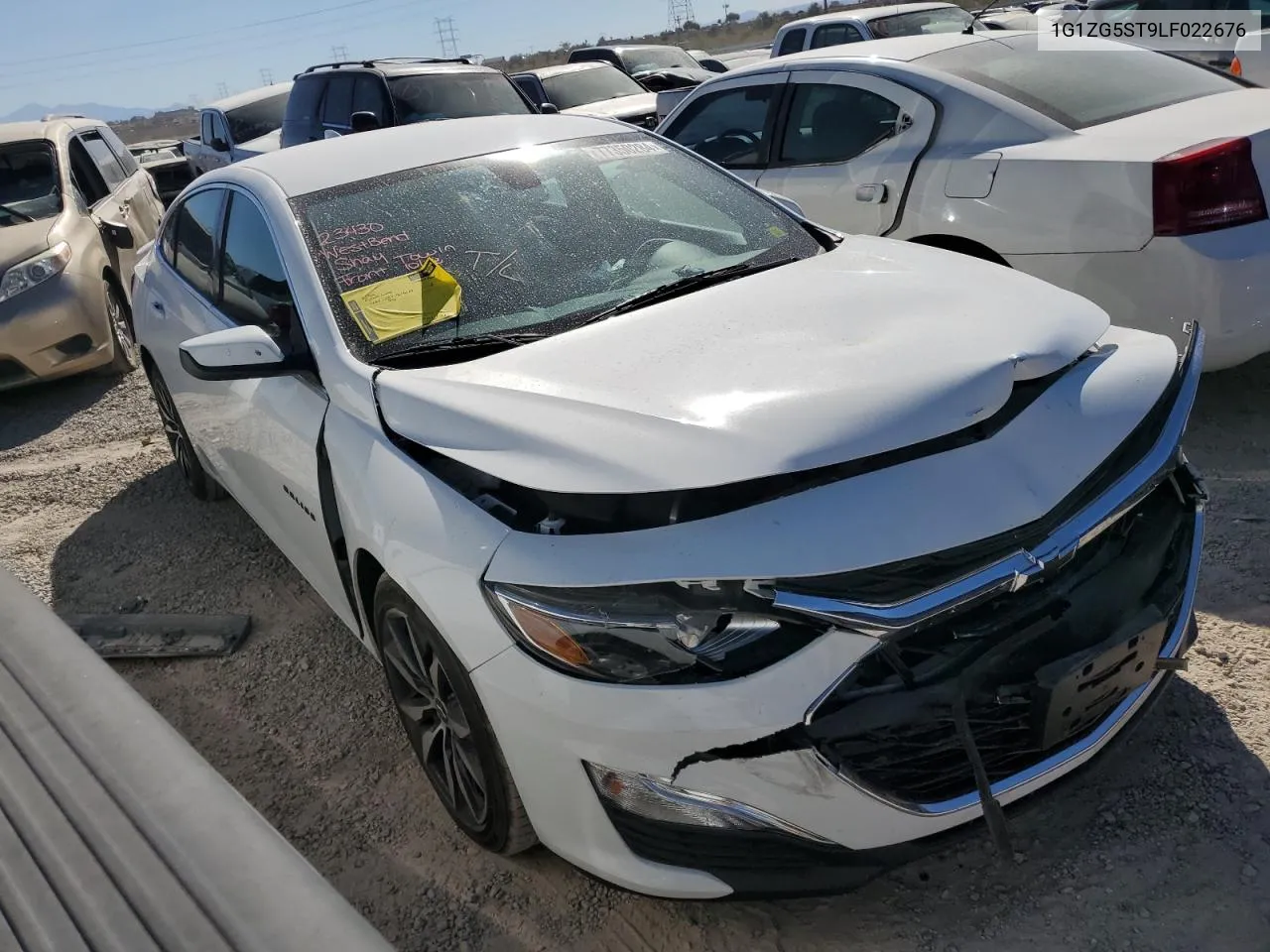 2020 Chevrolet Malibu Rs VIN: 1G1ZG5ST9LF022676 Lot: 77350284