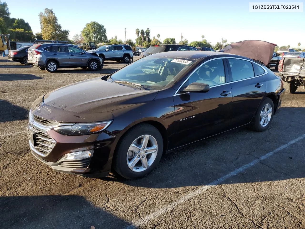 2020 Chevrolet Malibu Ls VIN: 1G1ZB5STXLF023544 Lot: 77486334