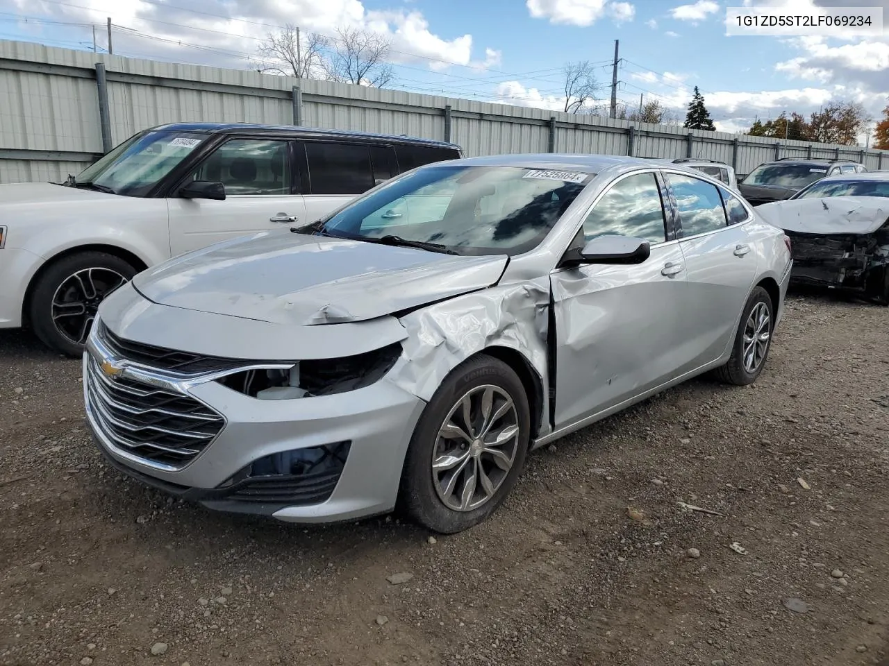 2020 Chevrolet Malibu Lt VIN: 1G1ZD5ST2LF069234 Lot: 77525864