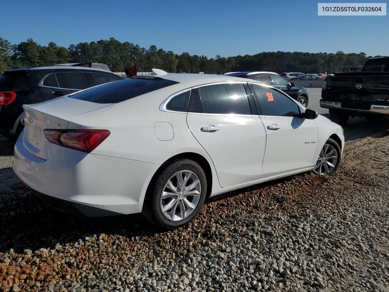 2020 Chevrolet Malibu Lt VIN: 1G1ZD5ST0LF032604 Lot: 77571424