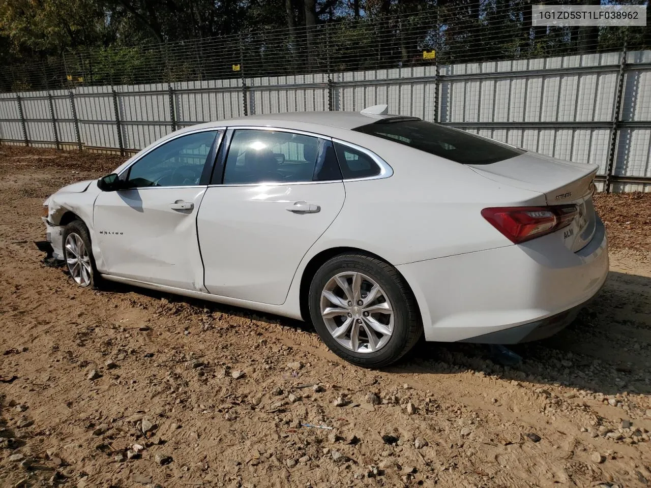 2020 Chevrolet Malibu Lt VIN: 1G1ZD5ST1LF038962 Lot: 77577324