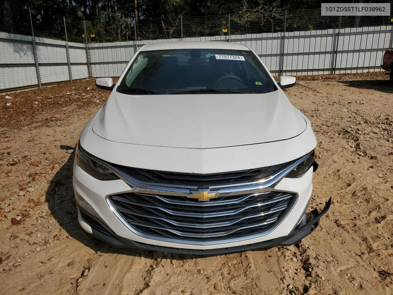 2020 Chevrolet Malibu Lt VIN: 1G1ZD5ST1LF038962 Lot: 77577324