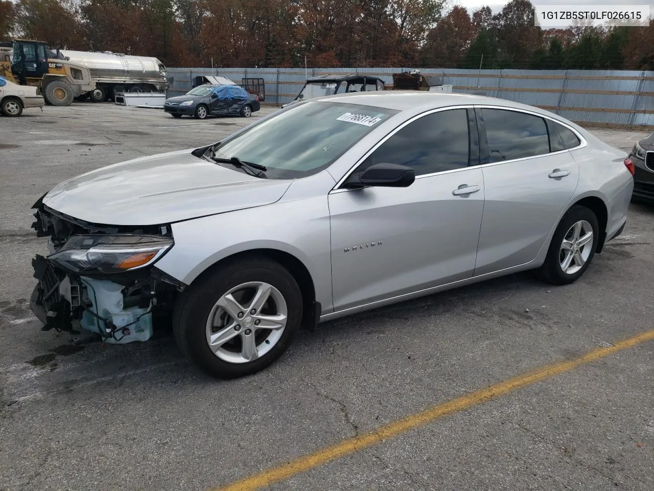 2020 Chevrolet Malibu Ls VIN: 1G1ZB5ST0LF026615 Lot: 77668174