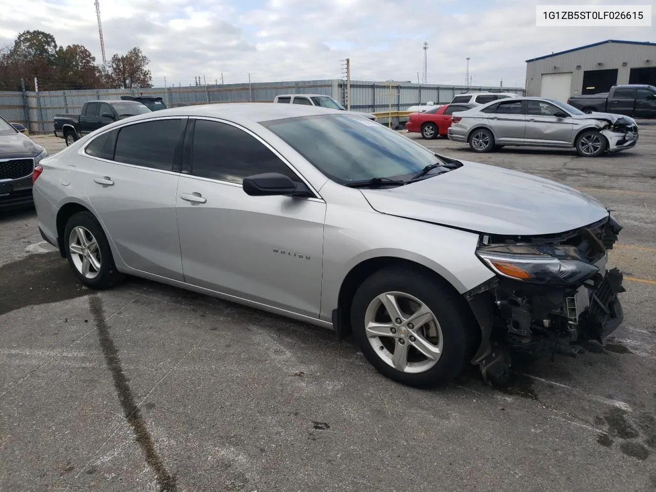 2020 Chevrolet Malibu Ls VIN: 1G1ZB5ST0LF026615 Lot: 77668174