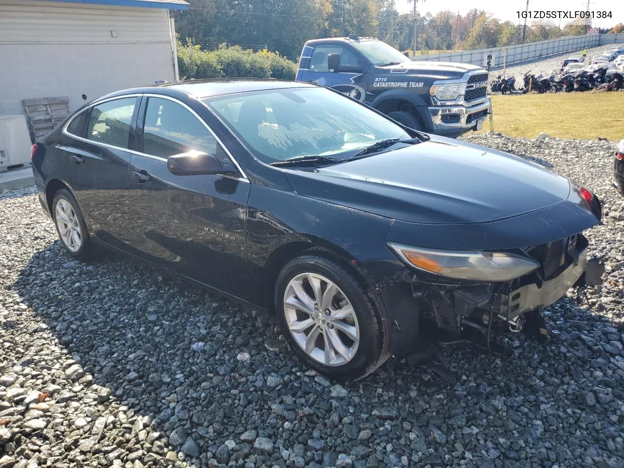 2020 Chevrolet Malibu Lt VIN: 1G1ZD5STXLF091384 Lot: 77679284