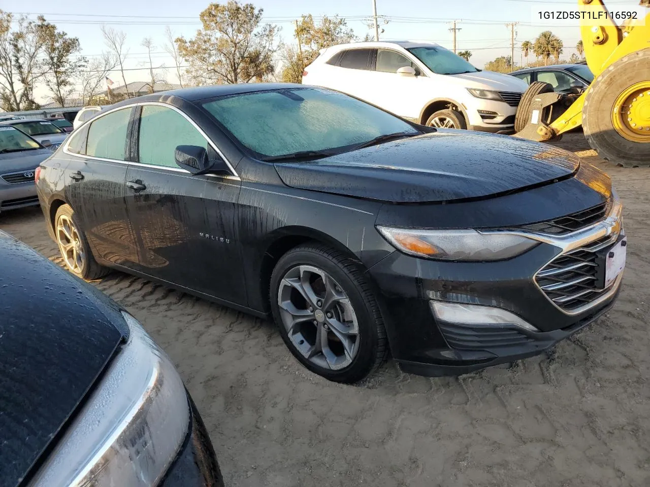 2020 Chevrolet Malibu Lt VIN: 1G1ZD5ST1LF116592 Lot: 77887044