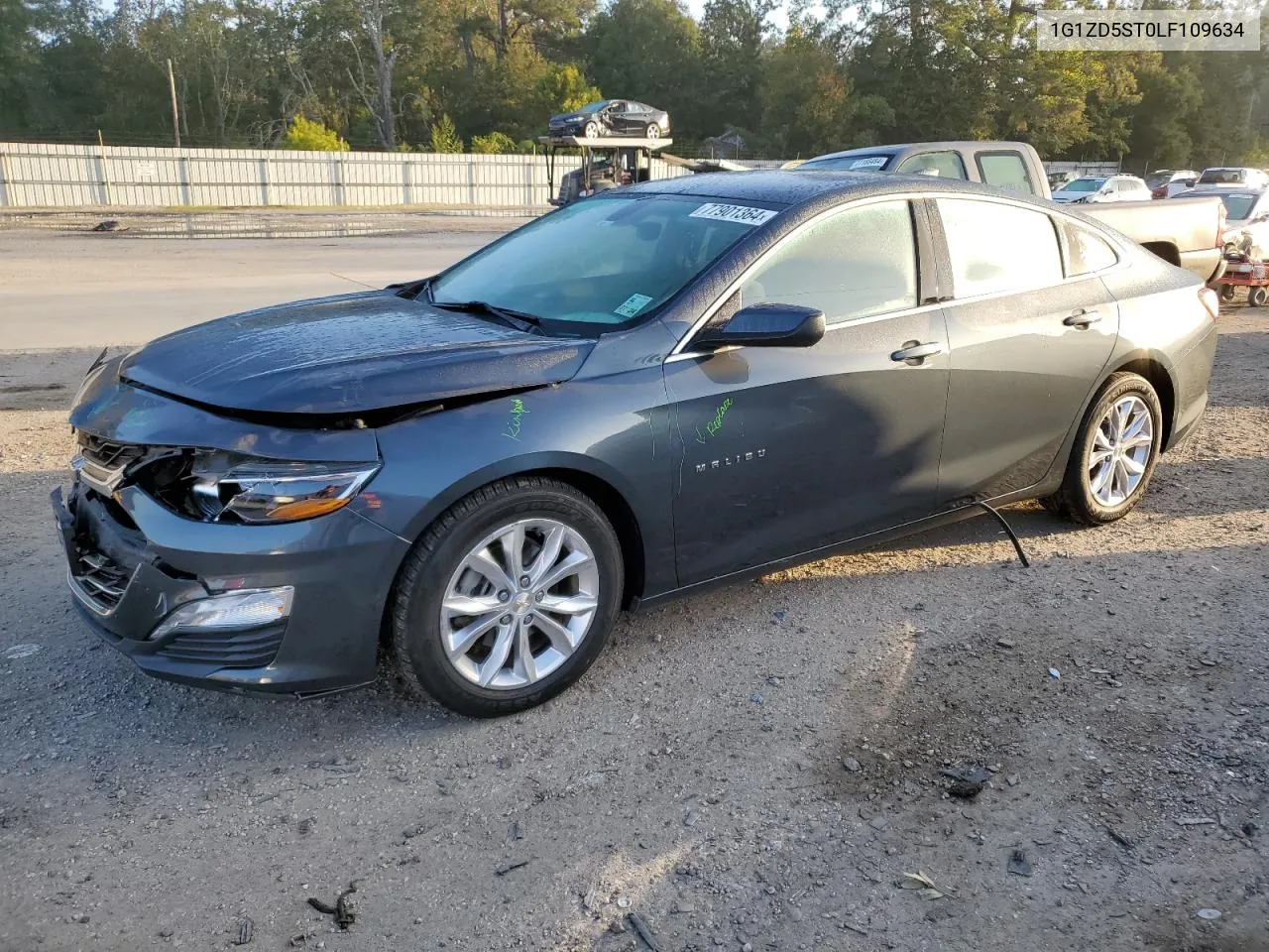 2020 Chevrolet Malibu Lt VIN: 1G1ZD5ST0LF109634 Lot: 77901364