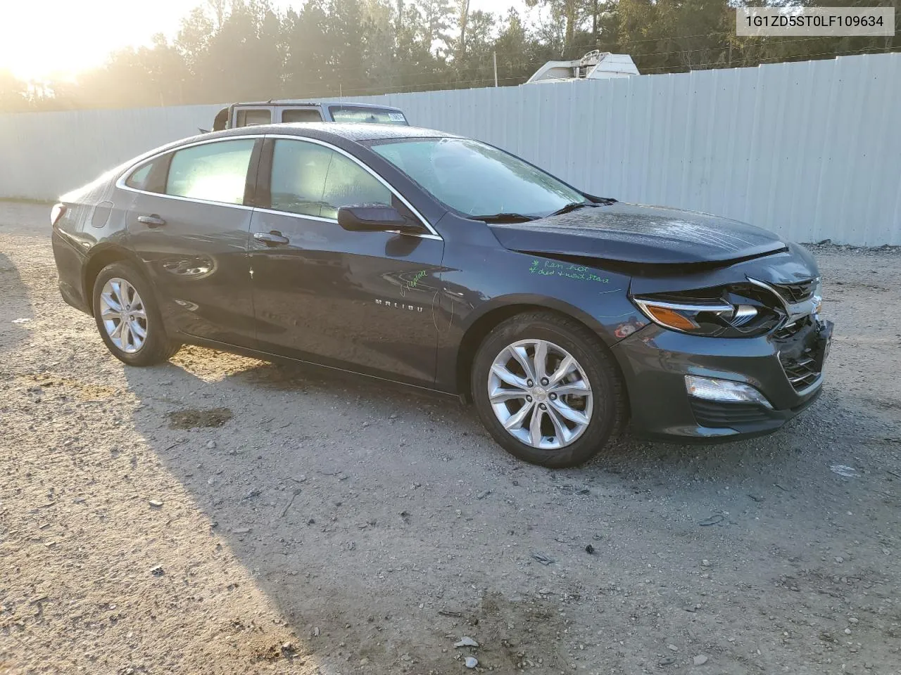 2020 Chevrolet Malibu Lt VIN: 1G1ZD5ST0LF109634 Lot: 77901364