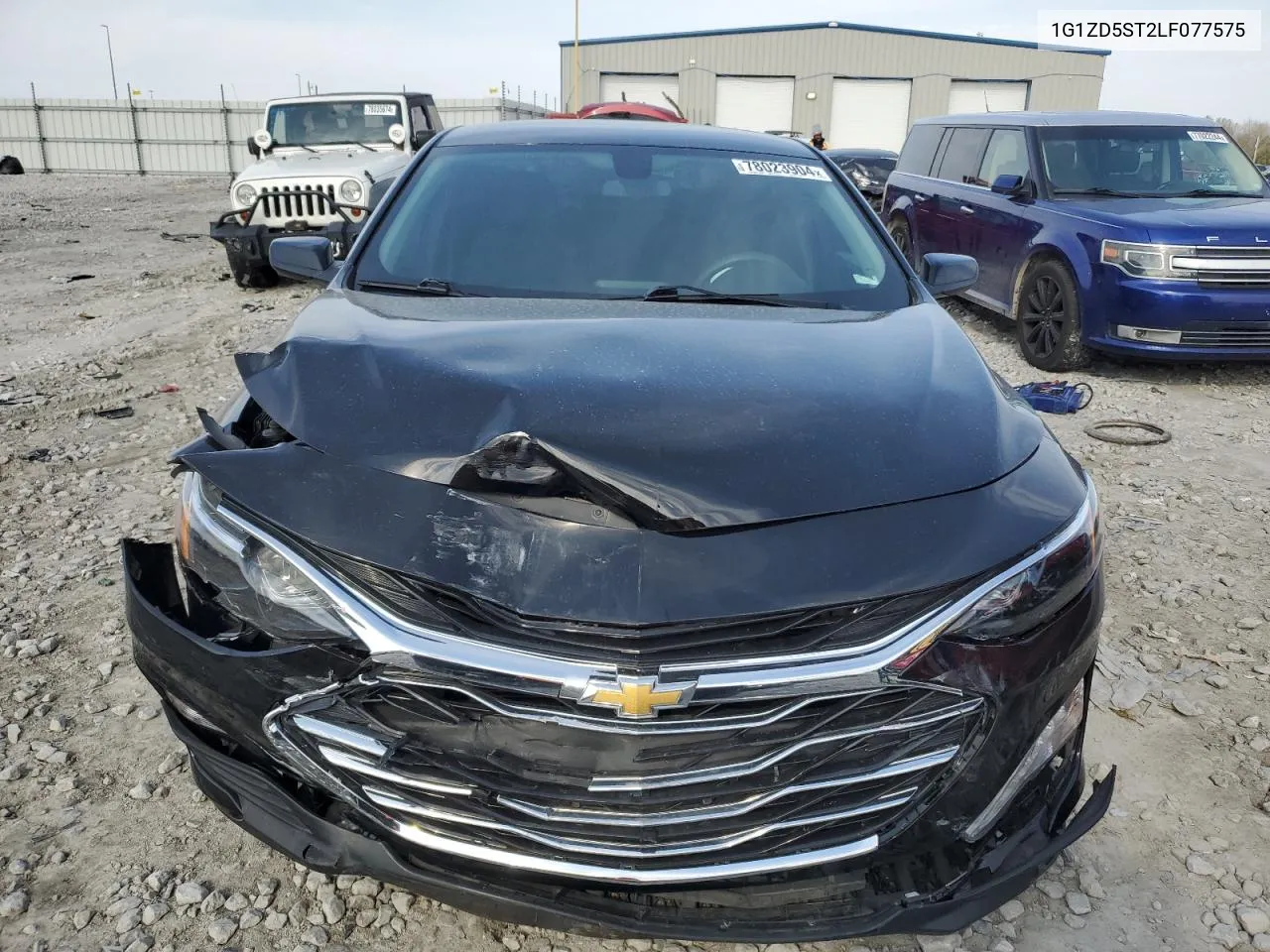 2020 Chevrolet Malibu Lt VIN: 1G1ZD5ST2LF077575 Lot: 78023904