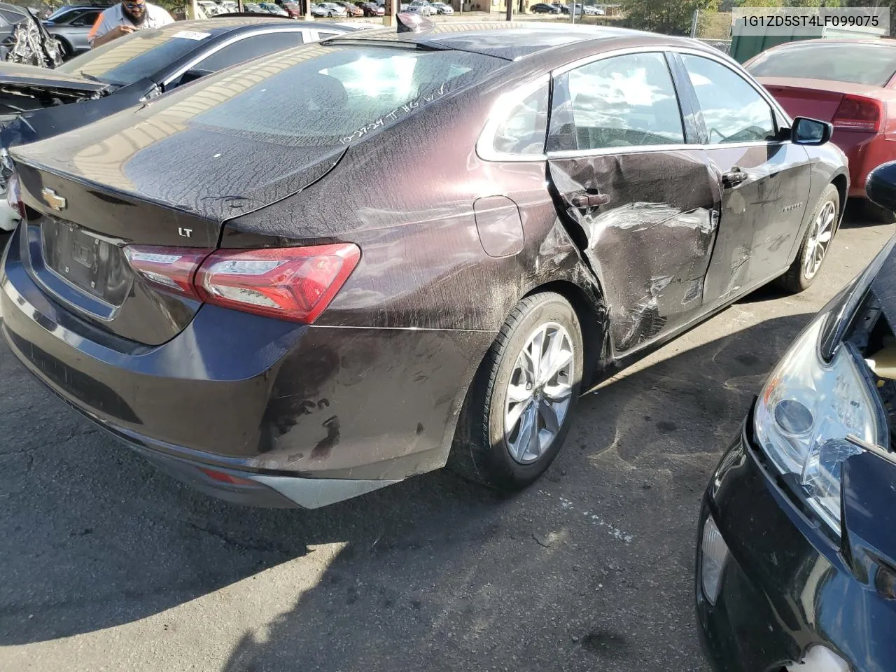 2020 Chevrolet Malibu Lt VIN: 1G1ZD5ST4LF099075 Lot: 78554364